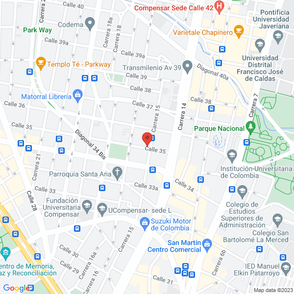 Mapa de Simón Parrilla Y Pasta