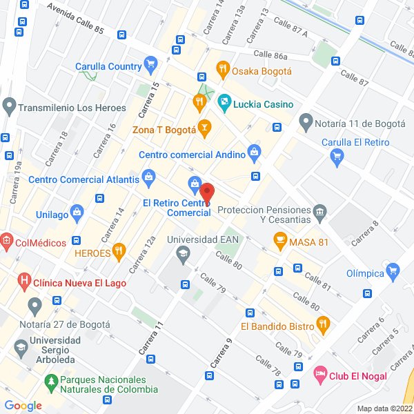 Mapa de Singularcom S.A.