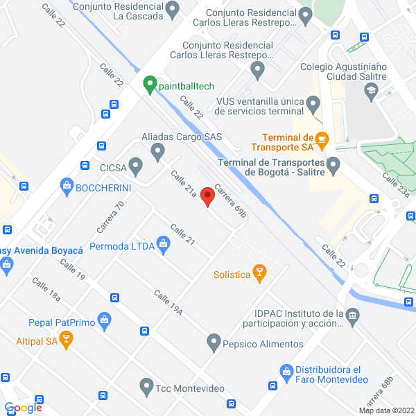 Mapa de Plasticel Ltda