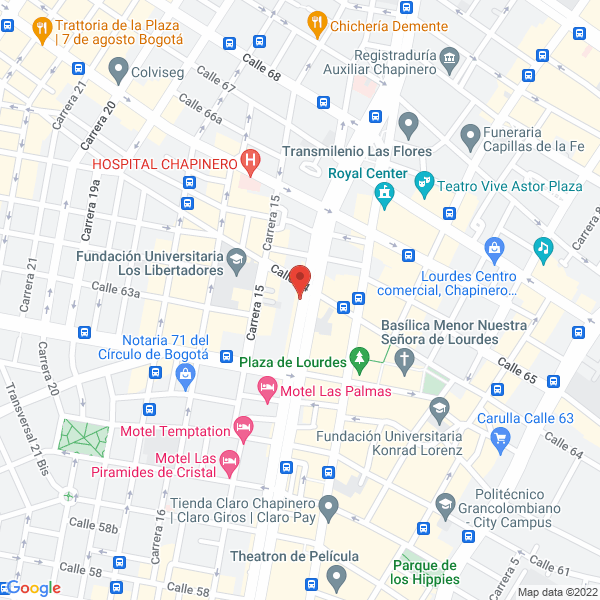 Mapa de Plásticos Chapinero