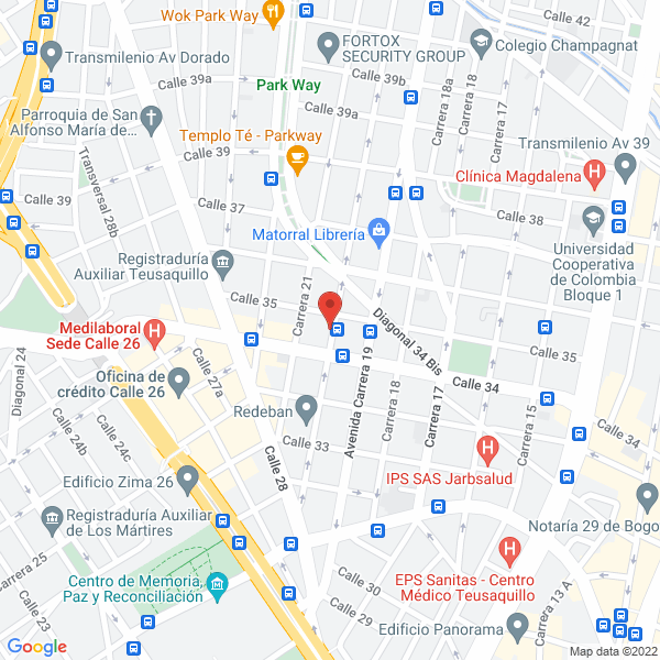 Mapa de Repercusión Producciones S.A.S.