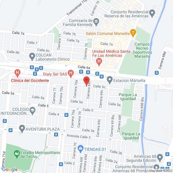 Mapa de Solbaños S.A.S