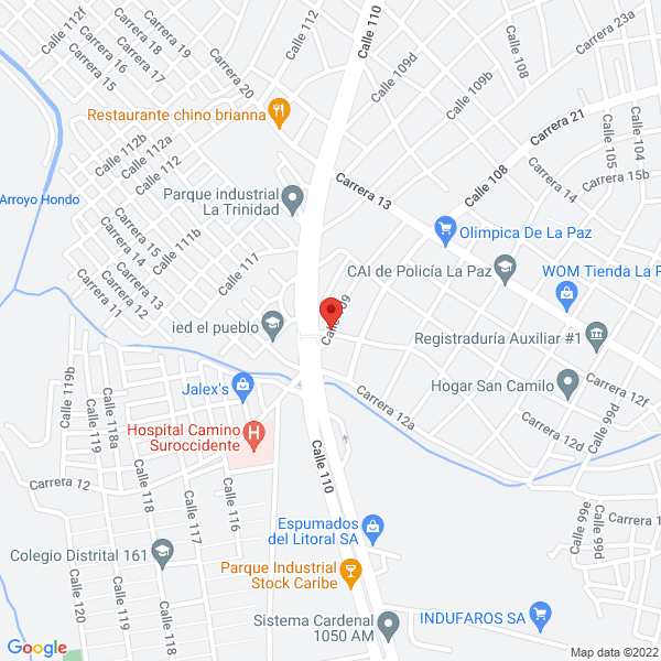 Map of Solnavind Ltda