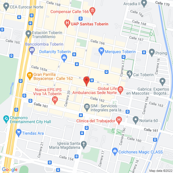 Mapa de Solflex Ltda.