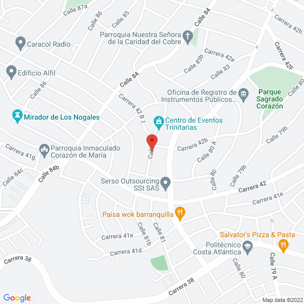 Map of Solutek Soluciones Integrales S.A.S.