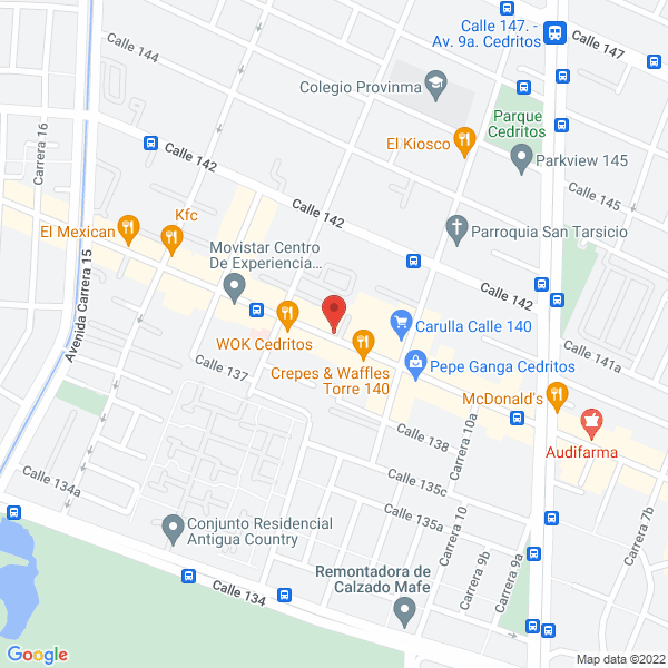 Mapa de Su Camisa A Medida