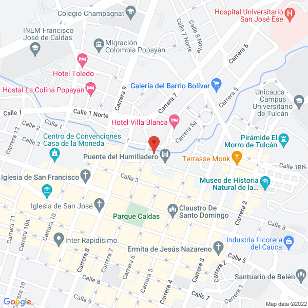 Map of Uniempaques Martínez