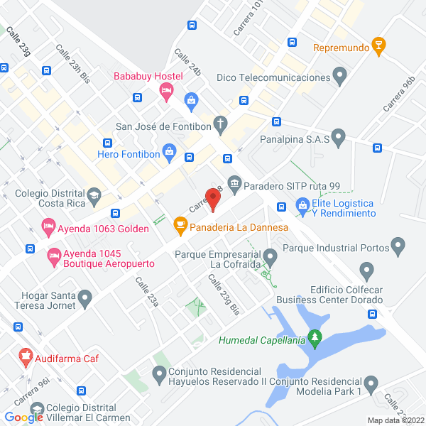 Mapa de Tecnoconexiones Fv S.A.S.