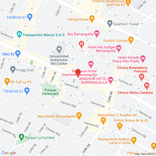 Map of Tecnología En Supresores De Transitorios Ltda.
