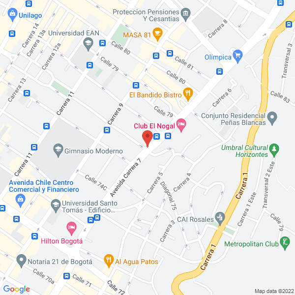 Mapa de Repsol Exploración Colombia S.A.