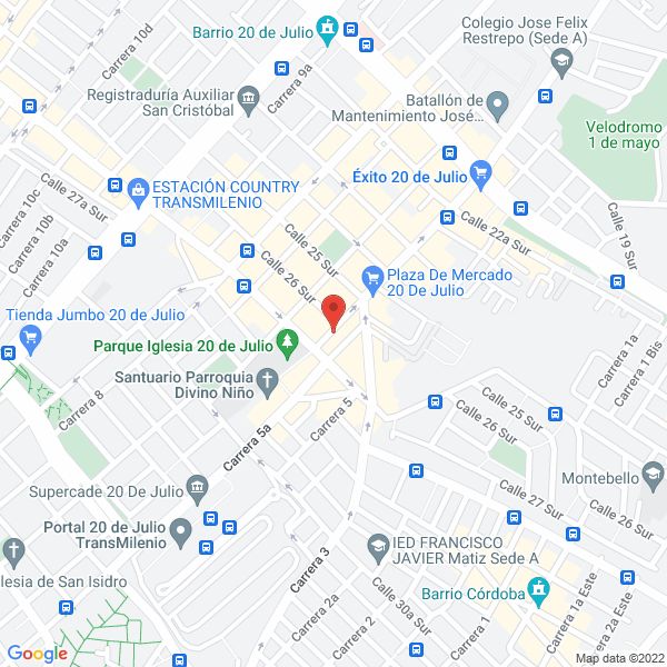 Mapa de Restaurante Bonanza