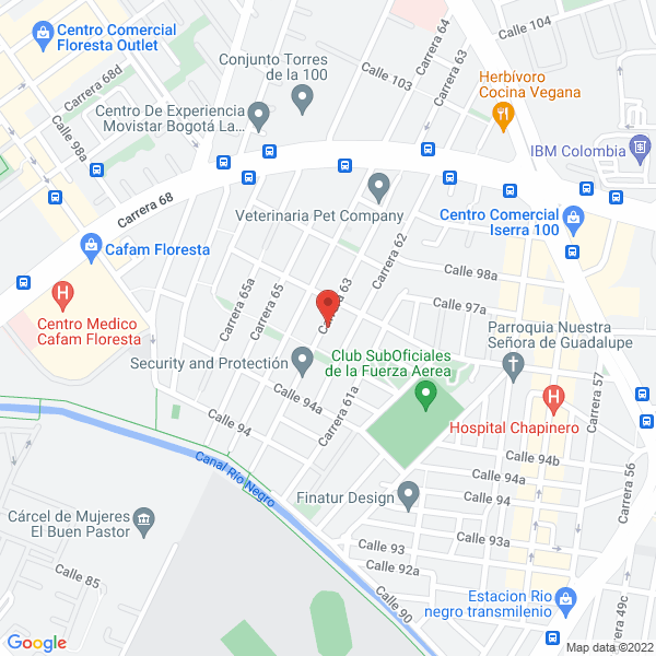 Mapa de Salón De Belleza Vargas