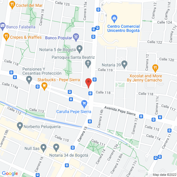 Mapa de Special Cakes Ltda.
