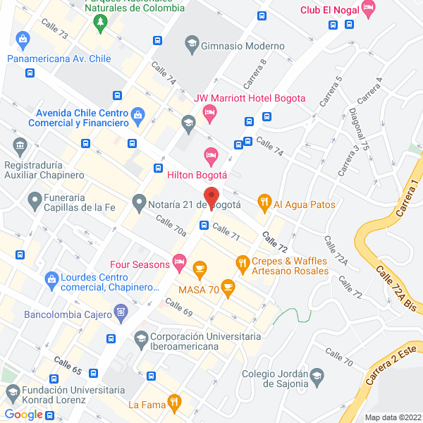 Mapa de Springer Von Schwarzenberg Consulting Services S.A.S.