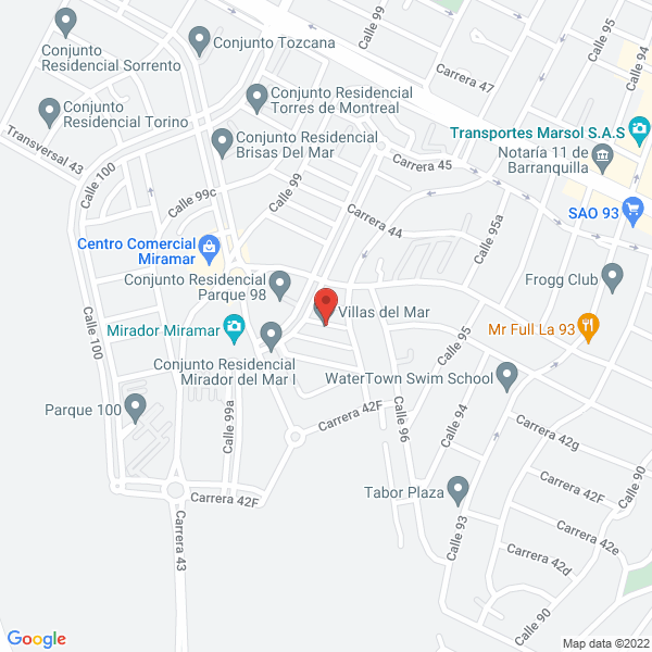 Map of Sue Eventos