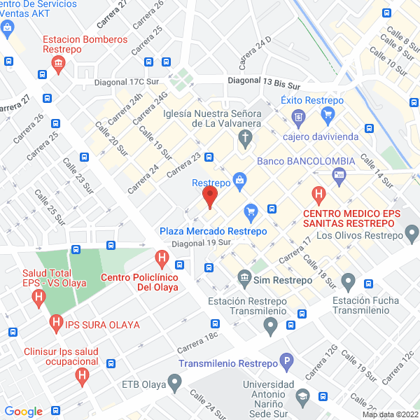 Mapa de Suelas Del Restrepo S.A.S.