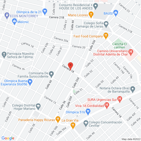 Map of Sugar Papeleria Y Miscelania