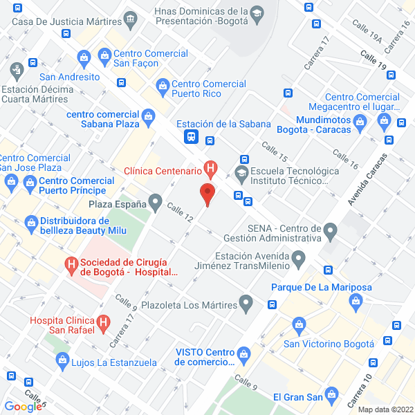 Mapa de Supra Ingeniería Ltda.