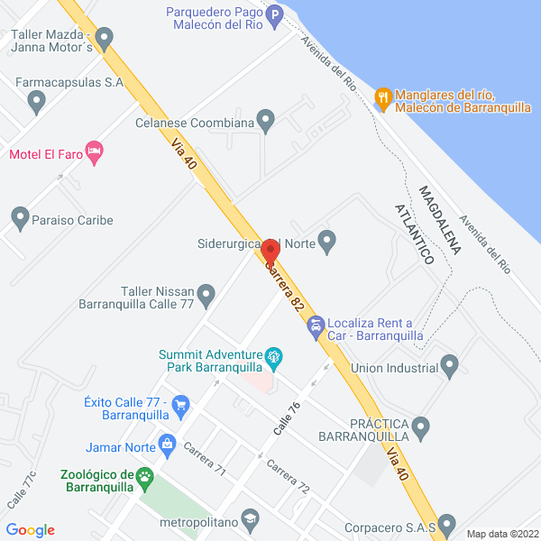 Map of Supremo Promociones S.A.S.
