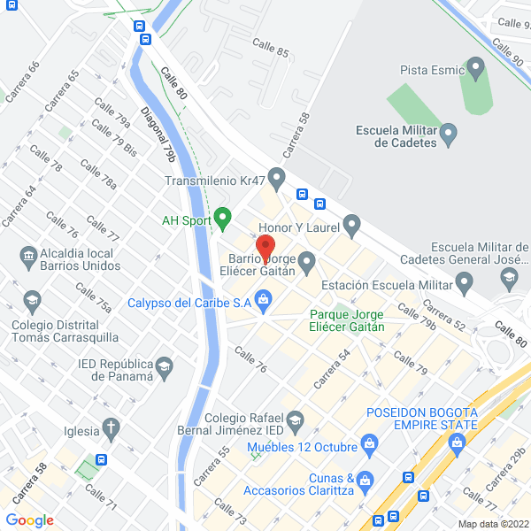 Mapa de Suramericana De Frutas Ltda
