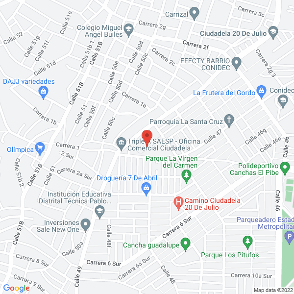 Map of Salud Y Vida Stetic Center