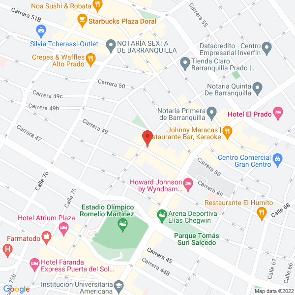 Map of Restaurante Sancochos Y Asados De La 74