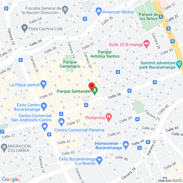Map of Santamaria Pablo