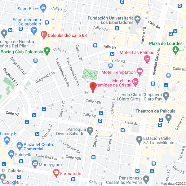 Mapa de Tipografía Y Litografía Vargas Ltda.