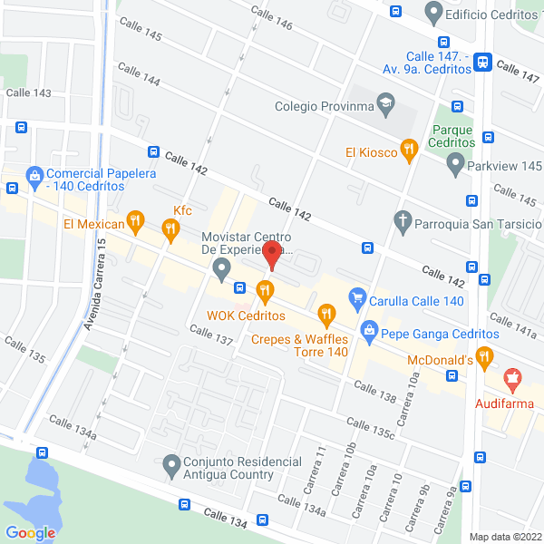 Mapa de Tivonírestaurante