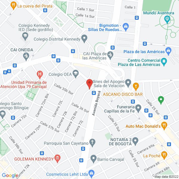 Mapa de Todo Plas Ltda.