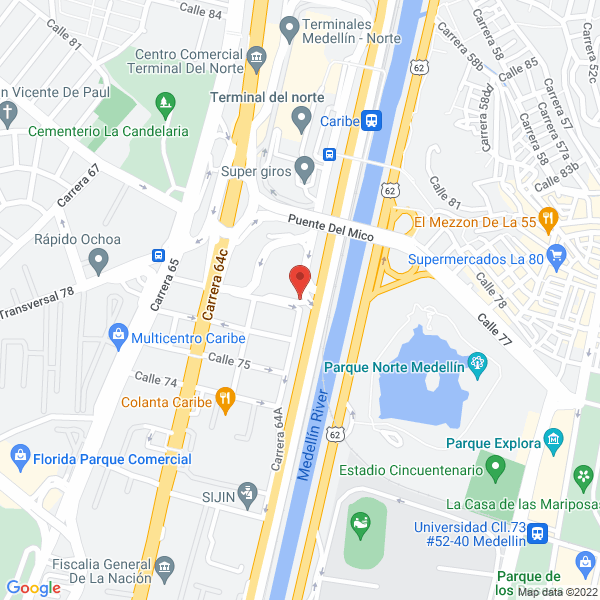 Map of Montajes Y Soluciones Industriales S.A.S