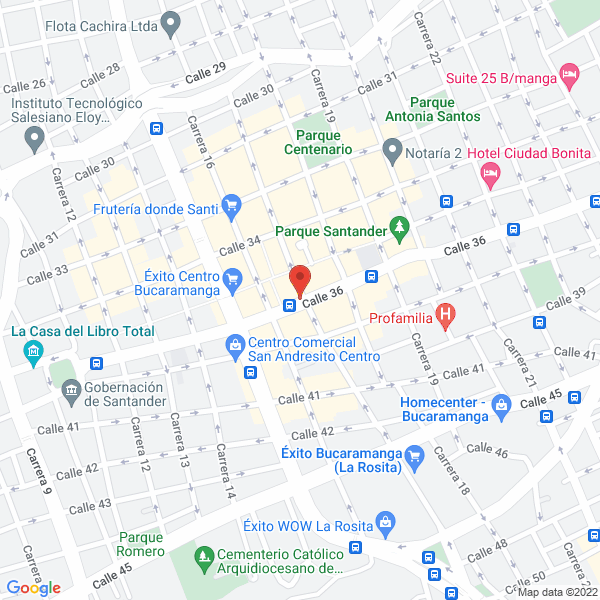 Map of Droguería Pinzón