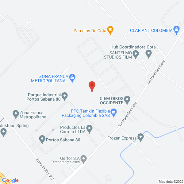 Mapa de Hansecol Sas