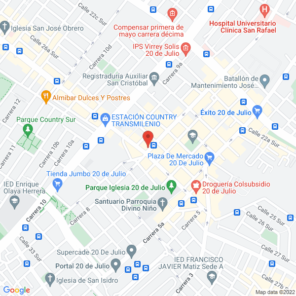 Mapa de La Feria Del Jean