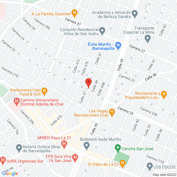 Map of Recoge Y Entrega Express