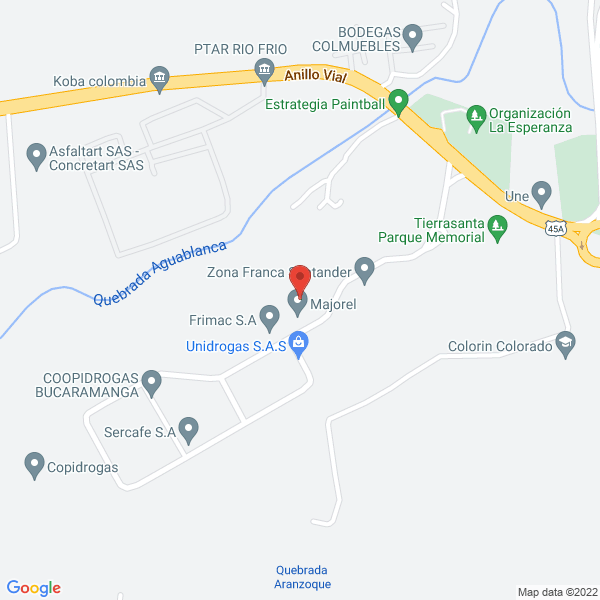 Map of Dipreco Prefabricados