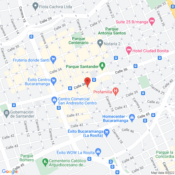 Map of Transandes La Tea S.A