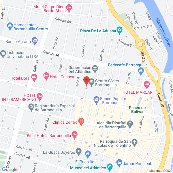 Map of Efijurídica S.A.S.
