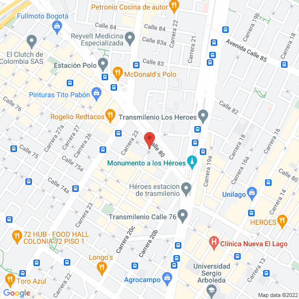 Mapa de Alquiler De Plantas Electricidad Móvil S.A.S.