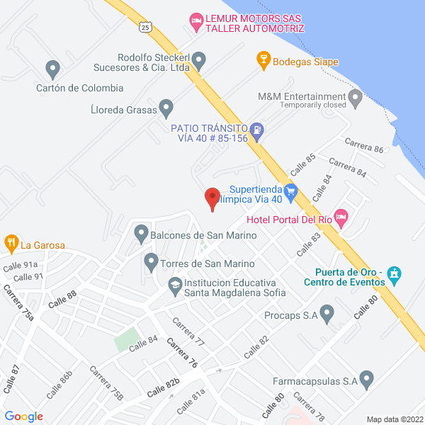 Map of Andamios & Equipos Barranquilla S.A.S.