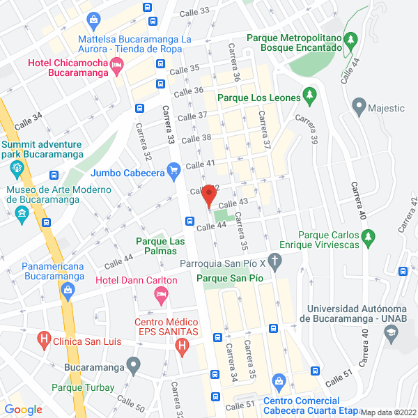 Map of Extractora Central S.A.