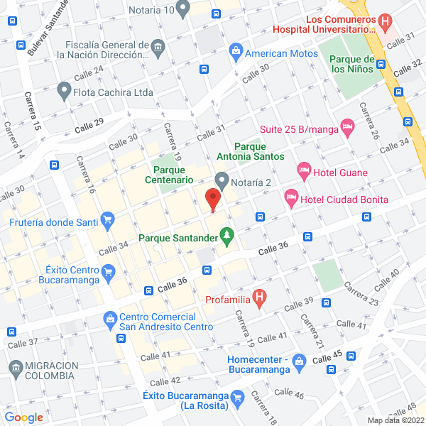 Map of Extractora San Fernando S.A.