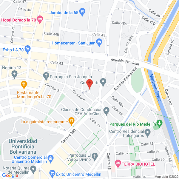 Map of Megaservicios