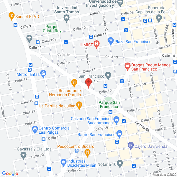 Map of Agencia De Vidrios Para Autos