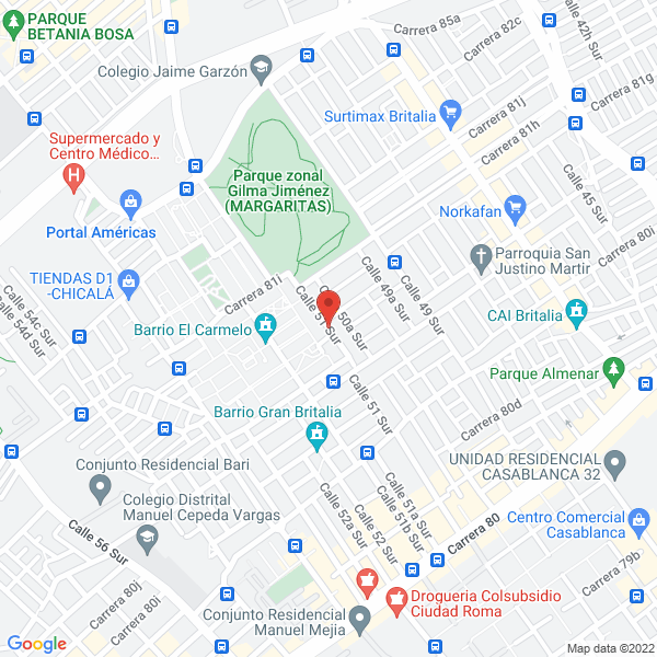 Mapa de Cortiflejes Sas