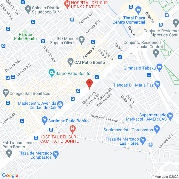 Mapa de Carretillas Técnicas De Colombia S.A.S