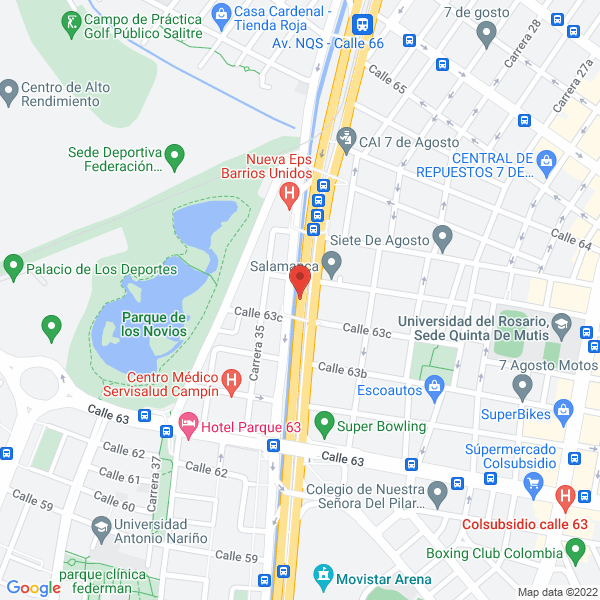 Mapa de Montacargas 7 De Agosto
