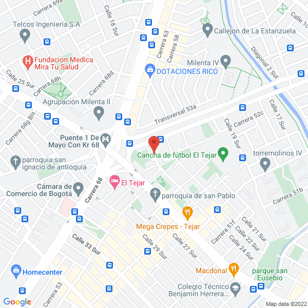 Mapa de Servicio Técnico Whirpool