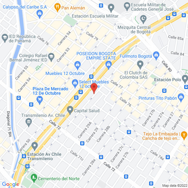 Mapa de Nacional De Afilados Industriales S.A.S.