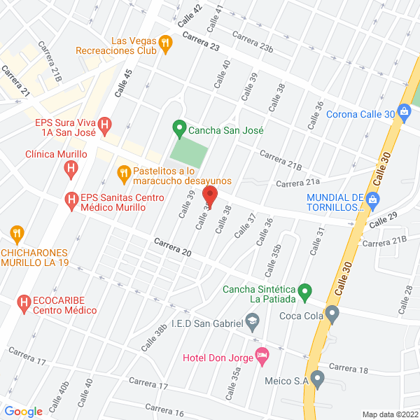 Map of Transporte Alex Ballestas S.A.S.